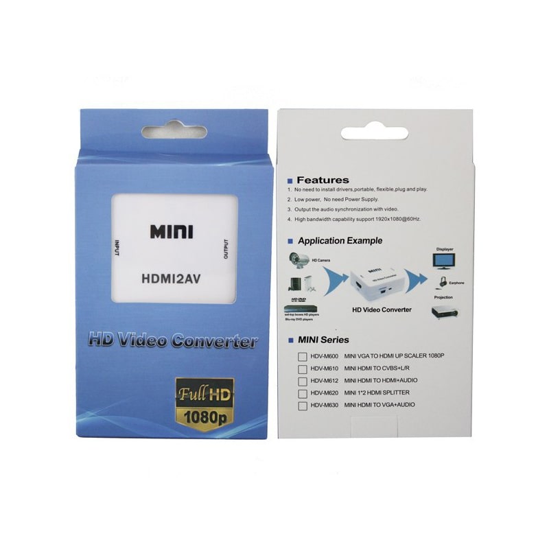 تبدیل HDMI به AV مدل MINI HDV-1809