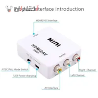 تبدیل HDMI به AV مدل MINI HDV-1809 تبدیل HDMI به AV مدل MINI HDV-1809