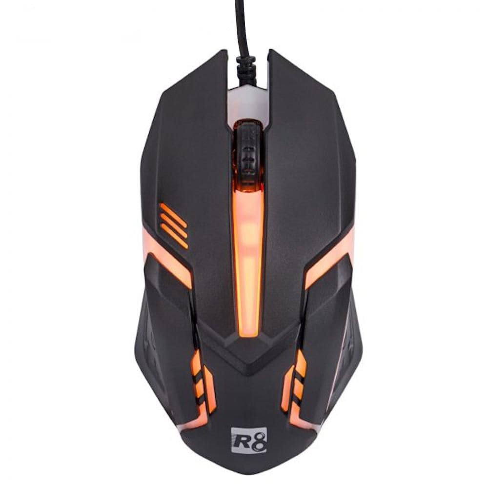 موس گیمینگ سیمی R8 مدل 1602 LED (چراغ دار)