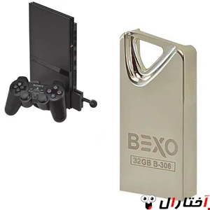 فلش مموری بکسو مدل B-306 ظرفیت 32GB با بازی PS2