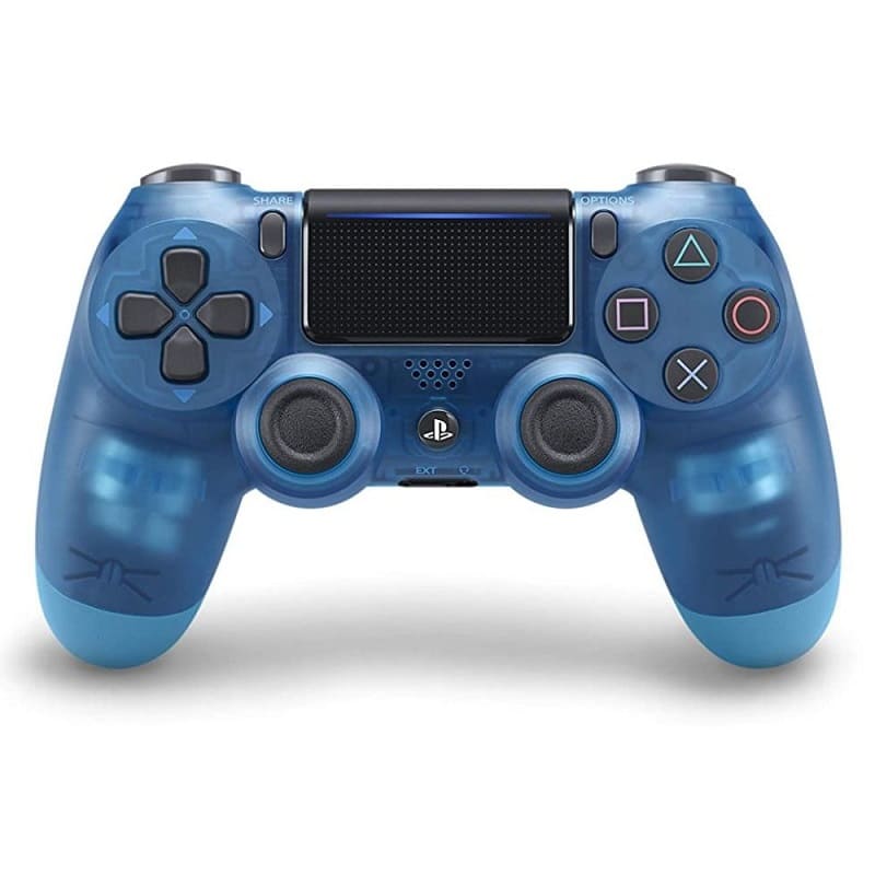 دسته فیک PS4 مدل Crystal blue