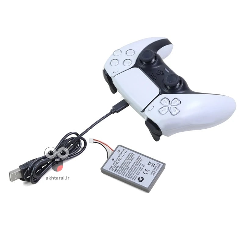 باتری و کابل شارژ دسته ps5
