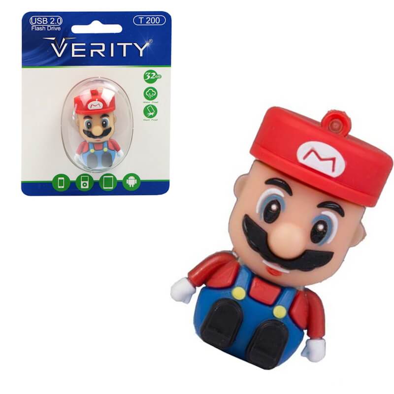 فلش مموری وریتی مدل T200 ظرفیت 32 گیگابایت طرح قارچ خور