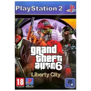 بازی جی تی ای 6 قسمت‌هایی از لیبرتی سیتی برای PS2 پک بلند