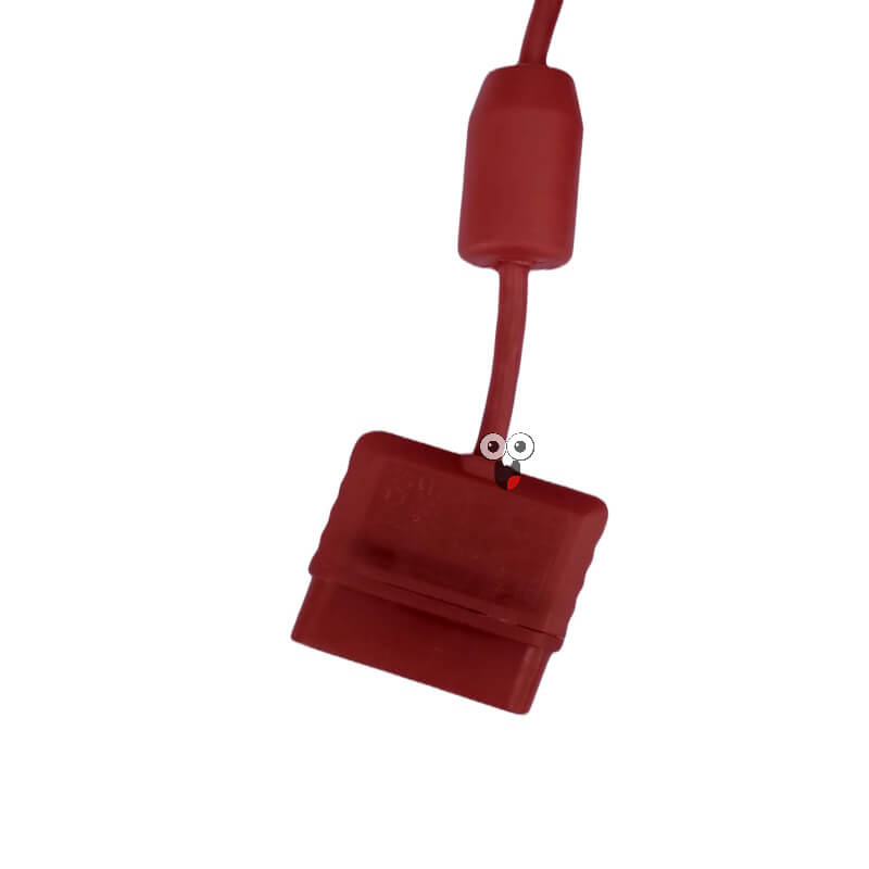 دسته PS1 و PS2 قرمز سونی مدل سیم ابریشمی (آی سی دار)