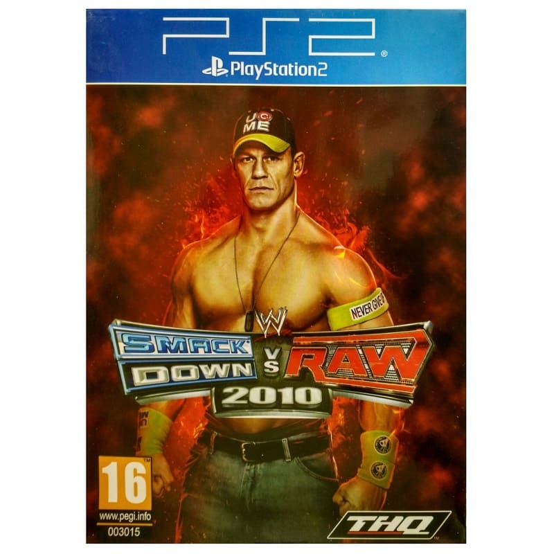 بازی کشتی کج اسمک دان در مقابل راو 2010 پلی استیشن 2