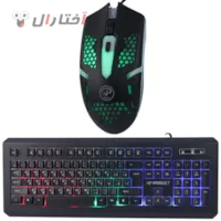 موس و کیبورد گیمینگ مدل XP-12300R موس و کیبورد گیمینگ مدل XP-12300R