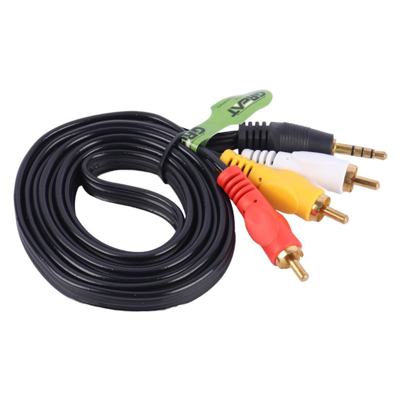 کابل تبدیل AUX به AVI (سه فیش) تی پی لینک طول 1.5 متری