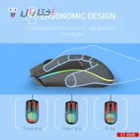 ماوس باسیم ارگونومیک گیمینگ ارلدام مدل ET-KM5 ماوس باسیم ارگونومیک گیمینگ ارلدام مدل ET-KM5