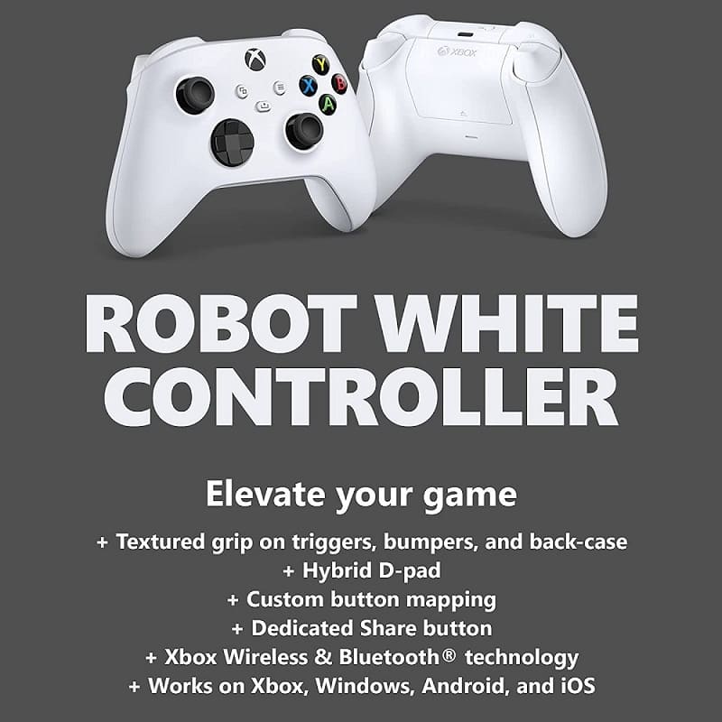 دسته وایرلس ایکس باکس Robot White