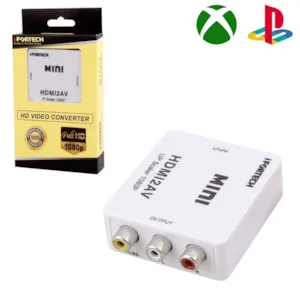 تبدیل HDMI به سه فیش برند IFORTECH مدل MINI مناسب کنسول بازی تبدیل HDMI به سه فیش برند IFORTECH مدل MINI مناسب کنسول بازی