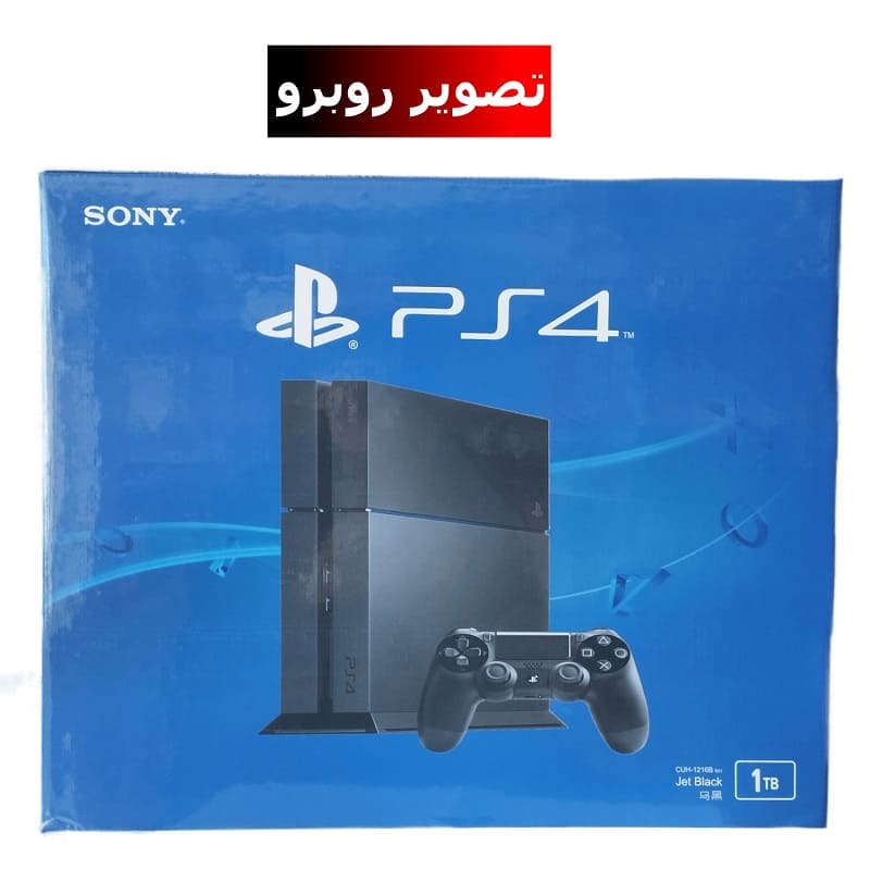 تصویر روبرو جعبه پلی استیشن 4 fat