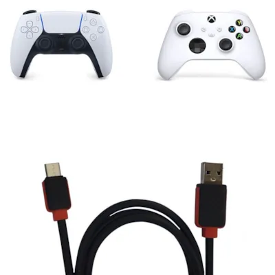 کابل شارژ تایپ سی مناسب دسته PS5 و Xbox Series S X کابل شارژ تایپ سی مناسب دسته PS5 و Xbox Series S X